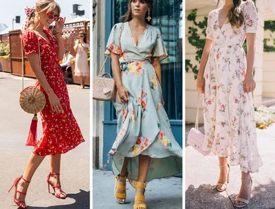 Летние платья: фото модных женских платьев на лето - 2022, актуальные фасоны  и модели