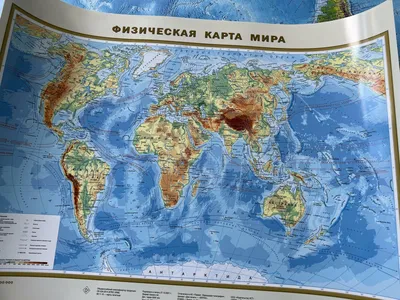 Большая подробная физическая карта Европы | Европа | Maps of the World |  Карты всех регионов, стран и территорий Мира