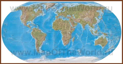 Карта мира физическая, 101х66 см Brauberg 30125529 купить за 403 ₽ в  интернет-магазине Wildberries
