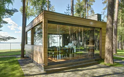 Одноэтажные финские дома из бруса под ключ: одноэтажный деревянный дом по  финской технологии – Lumi Polar, Россия