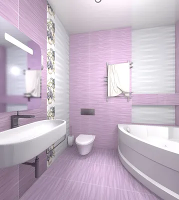 Ванная комната в сиреневых тонах | Роскошные ванные комнаты, Ванная, Дизайн  дома