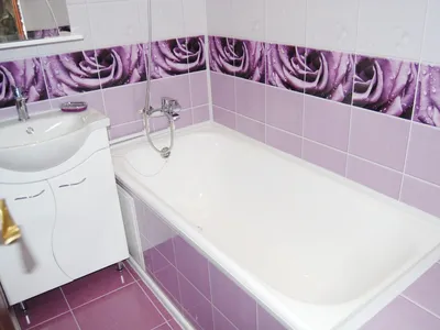 Фиолетовая ванная комната: реальные фото примеры и идеи оформления | Фиолетовые  ванные комнаты, Ванная комната, Ванная