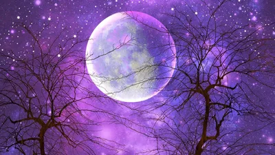 Фиолетовая Луна - 63 фото