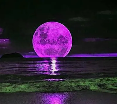 Розовая Луна - фото и картинки: 11 штук