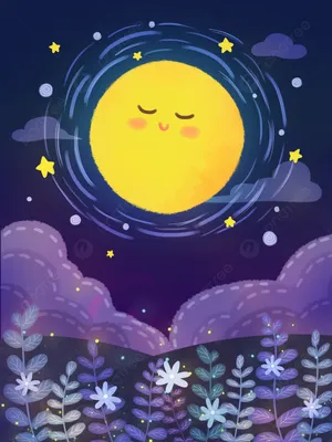 Обои фиолетовый, небо, звезды, облака, закат, горы, луна, звезда, гора,  звёзды, месяц, облако, moon, star, sky, sunset картинки на рабочий стол,  раздел минимализм - скачать