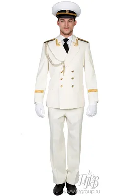 Морская парадная форма капитана ВМФ, тужурка и брюки - купить за 25000 руб:  недорогие форма ВМФ в СПб