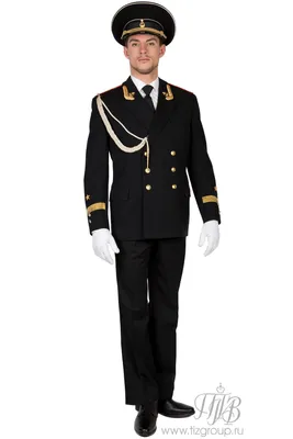 Костюм капитана ВМФ черная тужурка с брюками - купить за 10600 руб:  недорогие форма ВМФ в СПб