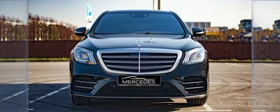 Аренда автомобилей черный Mercedes S-222 рестайлинг с водителем в Москве