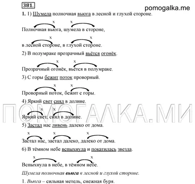 Упражнение 381 - ГДЗ по русскому языку 5 класс Разумовская, Львова, Капинос  решебник