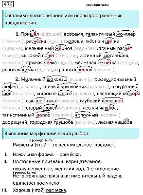 Упражнение №496 - ГДЗ по русскому языку 5 класс Ладыженская, Баранов,  Тростенцова