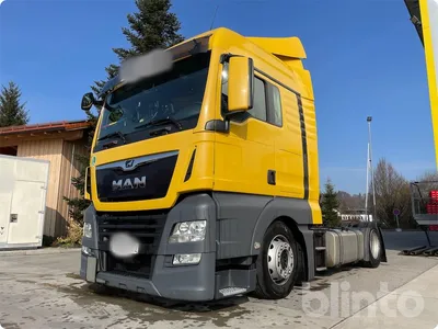 streckermax - 313537 Тяжелый тягач MAN TGX GX, желтый Herpa