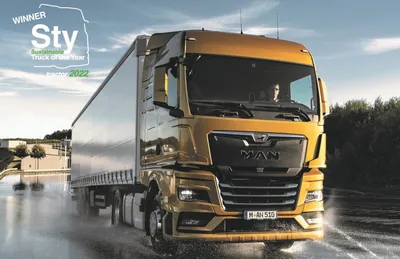 MAN TGX назван «Экологичным грузовиком 2022 года».