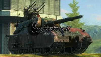 Моделирование Maus «Landkreuzer» | Моды для World of Tanks Blitz | ЧЕРНЫЙ БЛИЦ