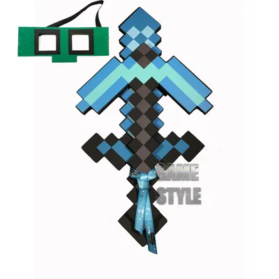 Пиксельный Алмазный набор Алмазный меч + Алмазная кирка Minecraft BaseSet -  купить по лучшей цене в Киеве от компании \"FUNSHOP - Подарки для увлеченных  людей\" - 633499899