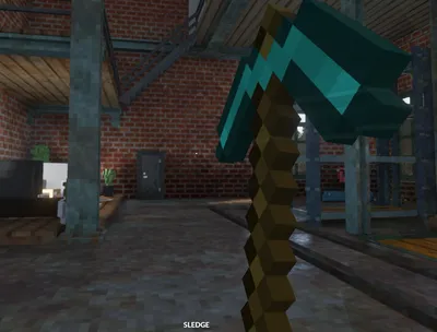Teardown — Алмазная кирка из игры Minecraft » Оружие и гранаты » Предметы
