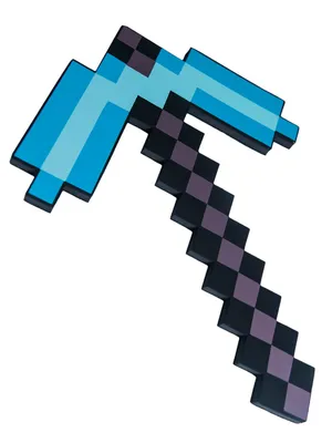 Кирка Алмазная пиксельная Майнкрафт (Minecraft) 8Бит 45см – купить оптом в  интернет-магазине, цена на товары на сайте toymafia.ru