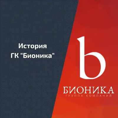 История ГК «Бионика»