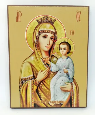Купить Колыбельную (Несущая в платке) икону. Рукописная икона Божьей Матери.