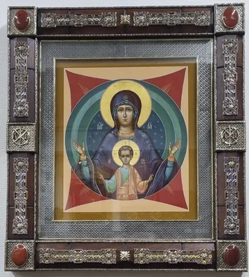 Казанская икона Божией Матери из дерева с доставкой по России