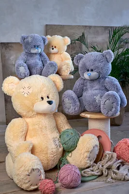 Большие мягкие игрушки Тедди 170 см цвет серый | Мишки большие | Плюшевый  мишка от производителя, цена 998 грн — Prom.ua (ID#1412784338)