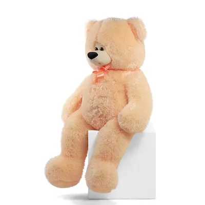 Плюшевый мишка Боря 180 см цвет персик | Плюшевые медведи | Мишки большие,  цена 1197 грн — Prom.ua (ID#1412789437)