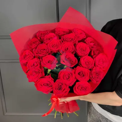 Купить Букет красных роз с доставкой по Москве - арт.