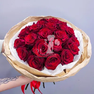 Купить Букет алых роз «Страсть» с доставкой в Люберцах - «Игнолия»