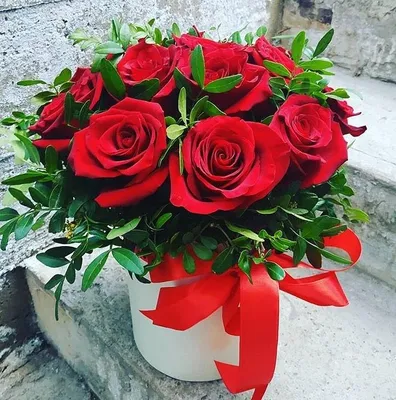 Букет из 13 красных роз сорта Red Eye | Во Имя Розы