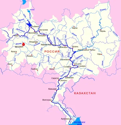 Река Волга / Реки России