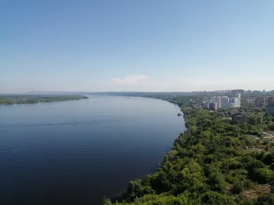 Волга и кусочек Самары | Пикабу