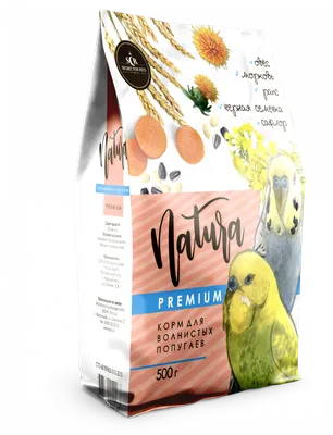 SECRET Natura Premium Корм для волнистых попугаев 500 г купить в  Екатеринбурге — Зоотека