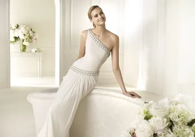 Выбирайте свадебные платья в греческом стиле — обзор лучших моделей 2018  года с фото