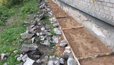 Демонтаж бетонной отмостки в Москве и Московской области