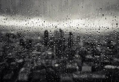 Дождь за окном - Картинка на телефон / Обои на рабочий стол №1292162