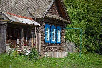 Картина по номерам \"Домик в деревне\"