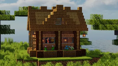 Стартовый дом в Minecraft (для выживания). смотреть онлайн видео от  Screnfast в хорошем качестве.