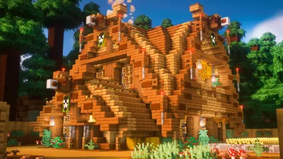 Minecraft | Как Построить Дом Викингов | Скандинавский Коттедж | Ванстар |  vanstar youtube | Дзен