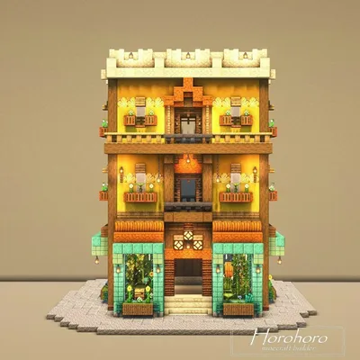 Дом с магазином• | Minecraft | Пикабу