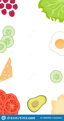 Шаблон истории в Instagram, повар для еды на обед Иллюстрация вектора -  иллюстрации насчитывающей сыр, ломтик: 158225945