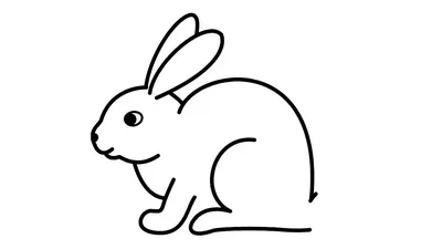 Рисунок зайца (58 лучших фото)