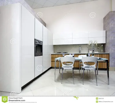 выставочный зал кухни роскошный Стоковое Изображение - изображение  насчитывающей удобно, тип: 5645723