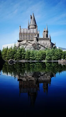 Обои замок Хогвартс, Гарри Поттер, замок, Волшебный мир Гарри Поттера,  Хогсмид для iPhone 6S+/7+/8+ бесплатно, заставка 1080x1920 - скачать  картинки и фото