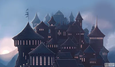 Раскраска Замок Хогвартс (Замок, школа волшебства) | Раскраски из фильма  про Гарри Поттера (Harry Potter)