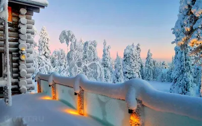 Зима в деревне