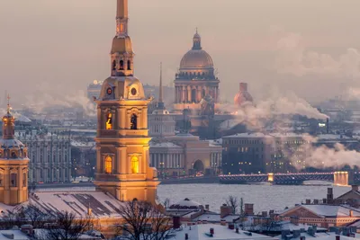 В Санкт-Петербург на машине зимой, Петергоф, Гатчина и Выборг.