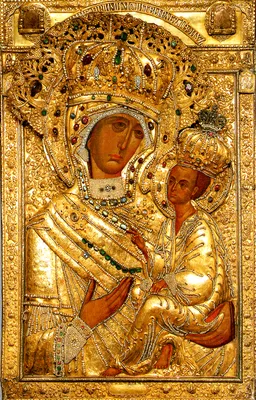 Икона Божией Матери \"Знамение\" – заказать икону в иконописной мастерской в  Москве