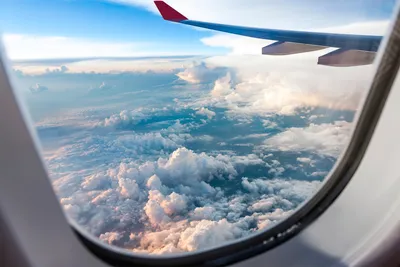 Небо из окна самолета - 38 фото