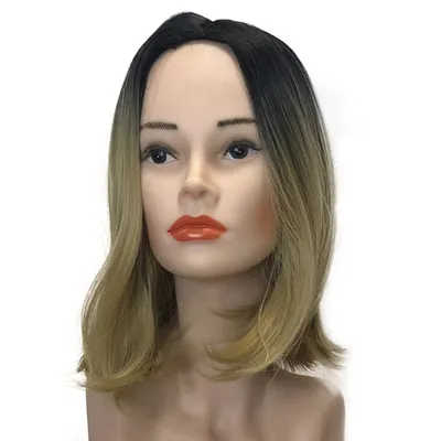 Парик каре без челки черно-русый Driada 1B/Blonde, 35cm — купить на HAIR24