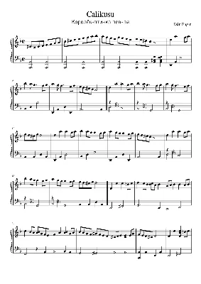 Calikusu. Королёк-птичка певчая Sheet music for Piano (Solo) | Musescore.com