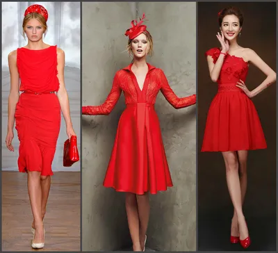 Встречаем Новый год в красном платье | Журнал Ярмарки Мастеров
